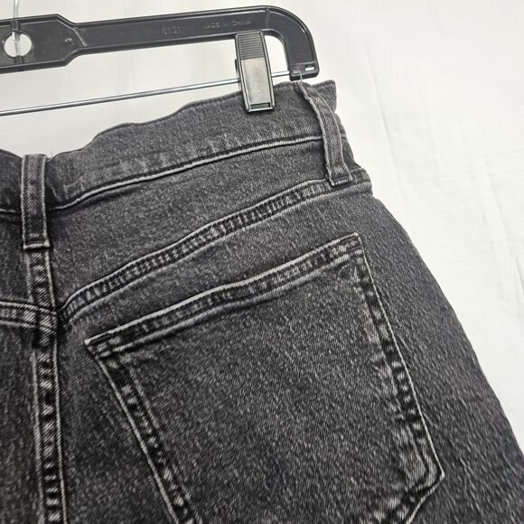 Madewell The Perfect Jean Short In Washed Black Cut Off Women's Size 29 - Picture 5 of 6